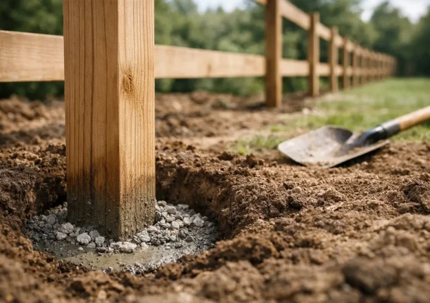 How Deep Should Fence Posts Be for Strength?