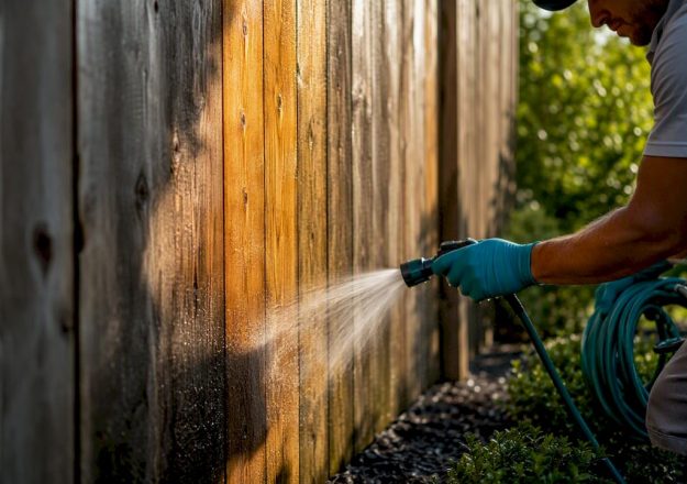 Bring Back Natural Wood Color: Soft Wash Fences Without Bleach