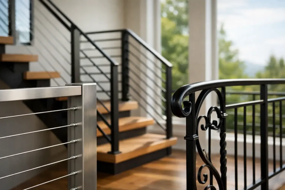 iron-railing.webp Custom fabricated metal railing with decorative detail