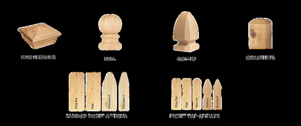 pf-caps-chart.webp Wood post cap and picket top styles