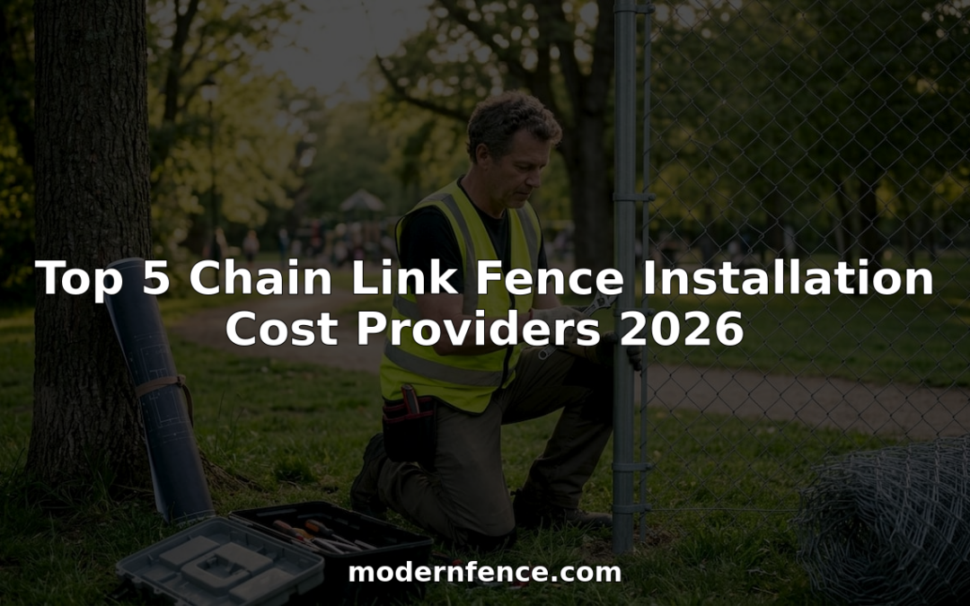 Top 5 Chain Link Fence Installation Cost Providers 2026