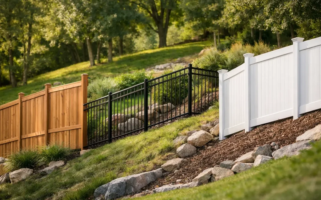 Best Fences for Sloped Yards and Uneven Ground