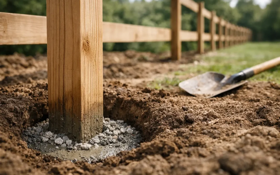 How Deep Should Fence Posts Be for Strength?