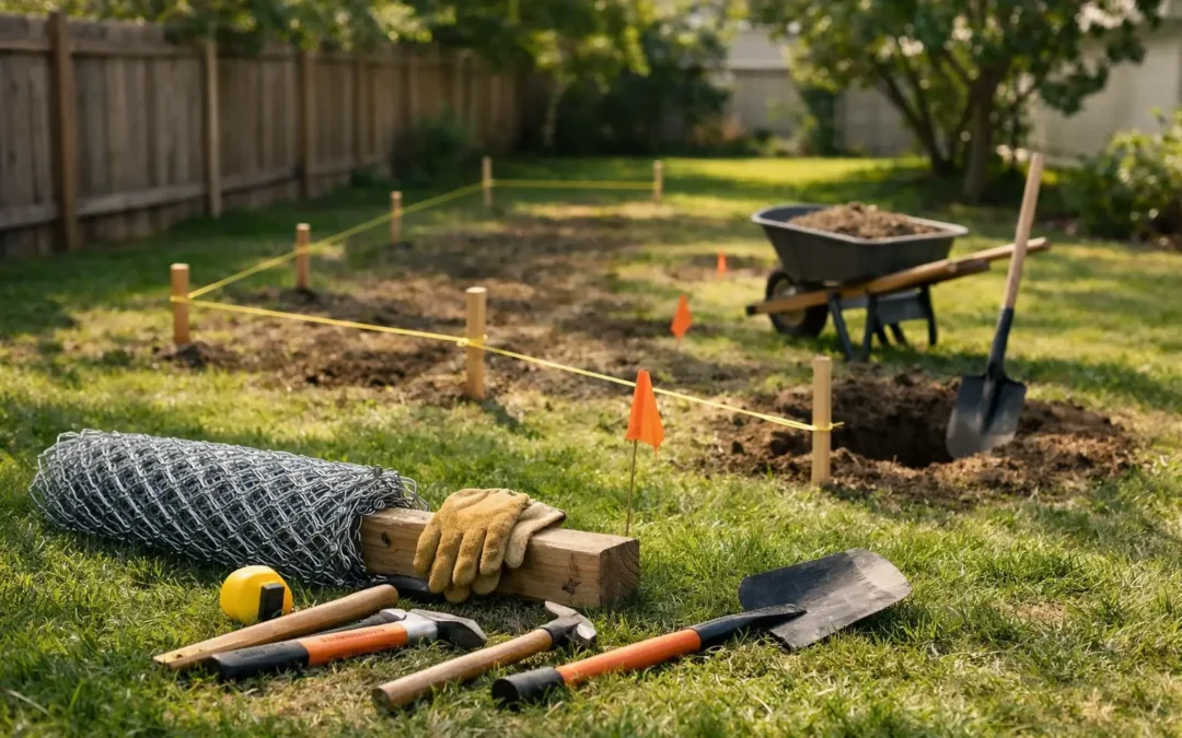 8 Steps to Prepare Yard for a Fence Project