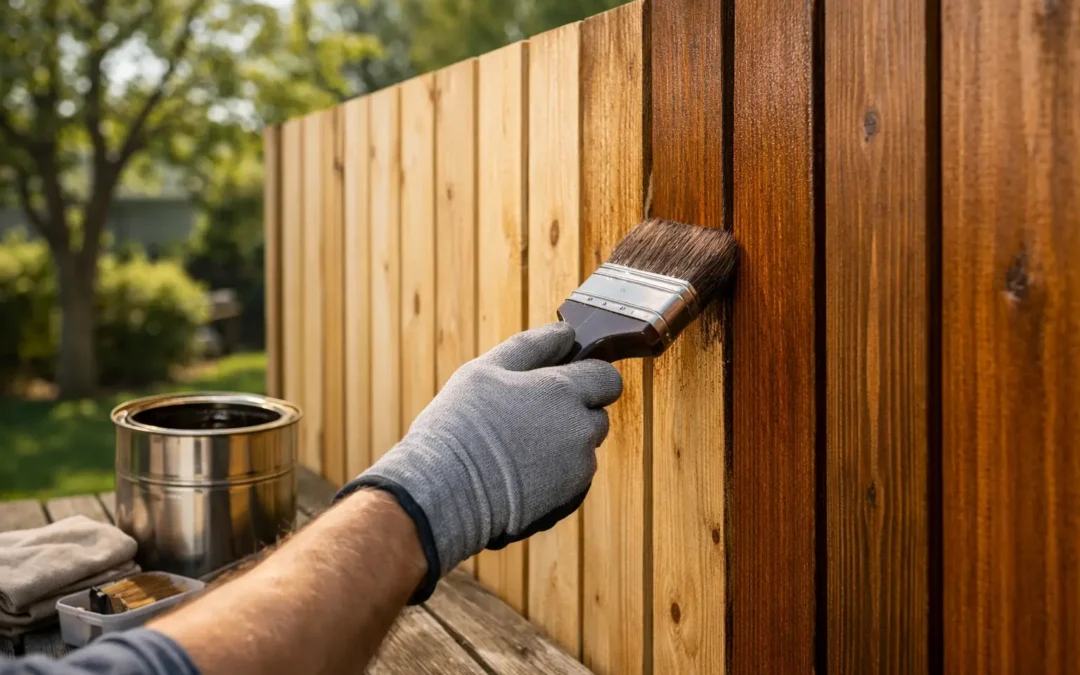 How to Stain a Fence for Lasting Protection