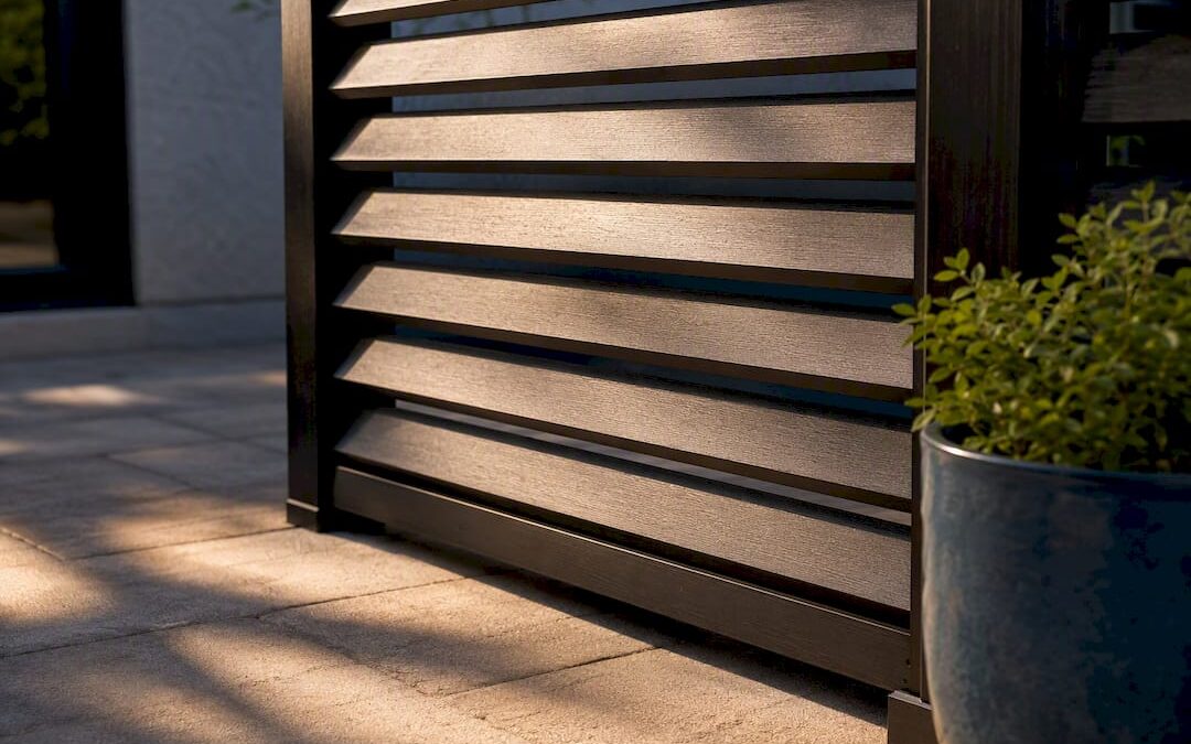 Louvered Privacy Fence: Avoid Staining Every 2–3 Years for Homeowners