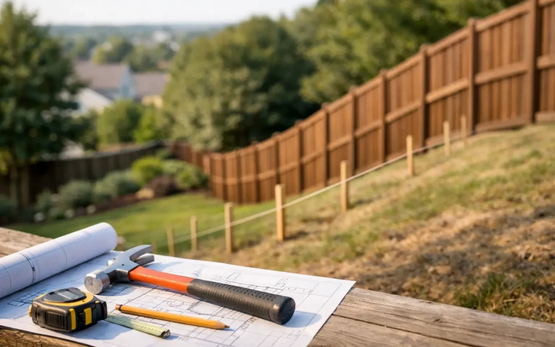 How to Plan Your Sloped Yard Fence Project